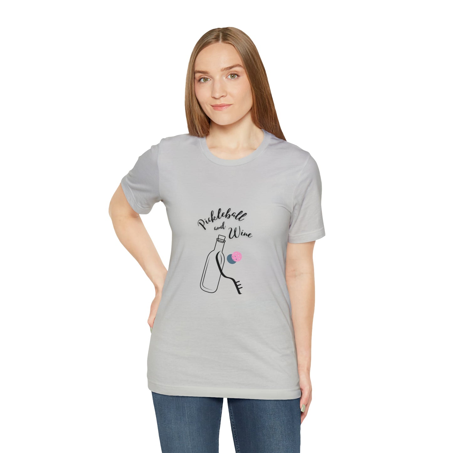 'Pickleball and Wine' Women's T-Shirt