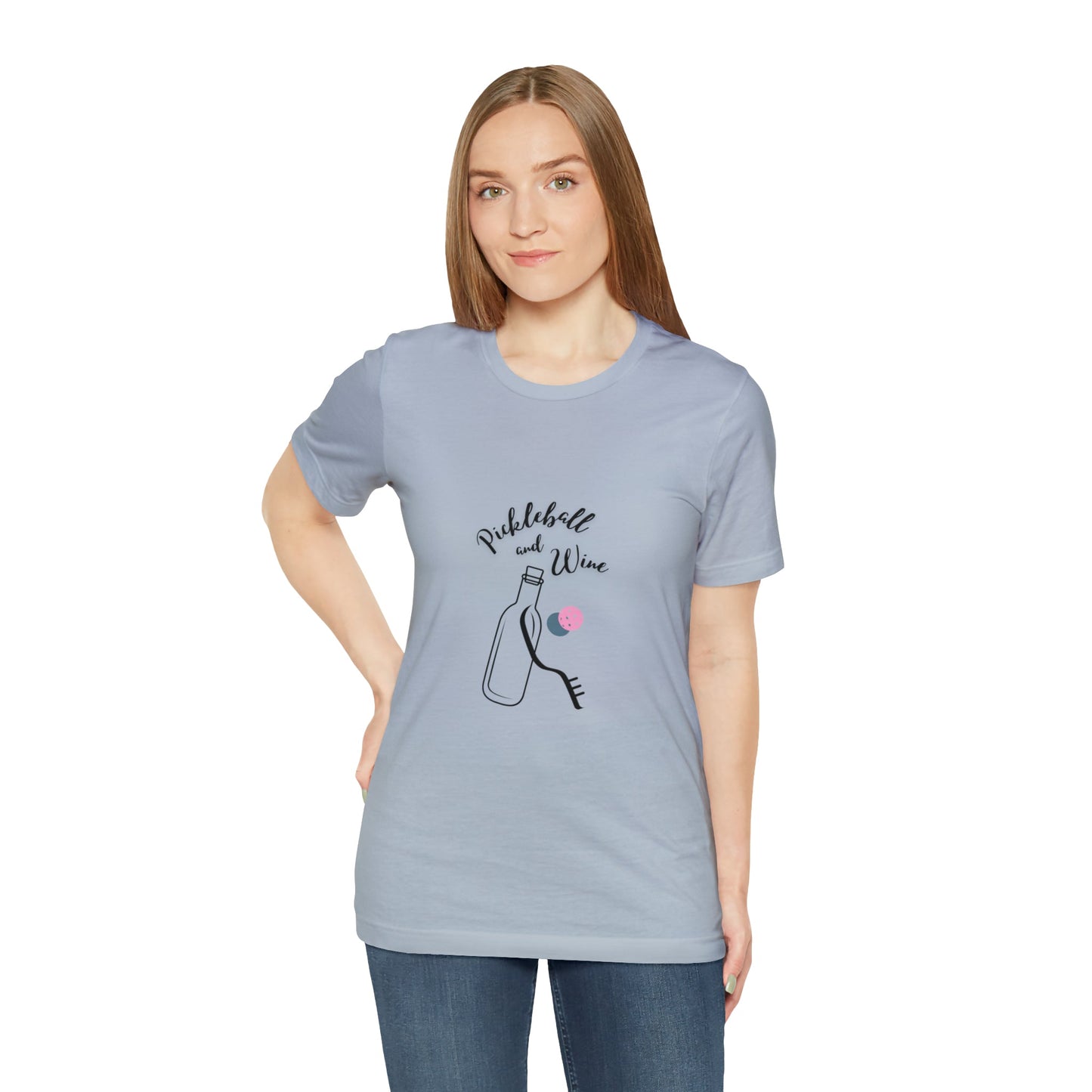 'Pickleball and Wine' Women's T-Shirt