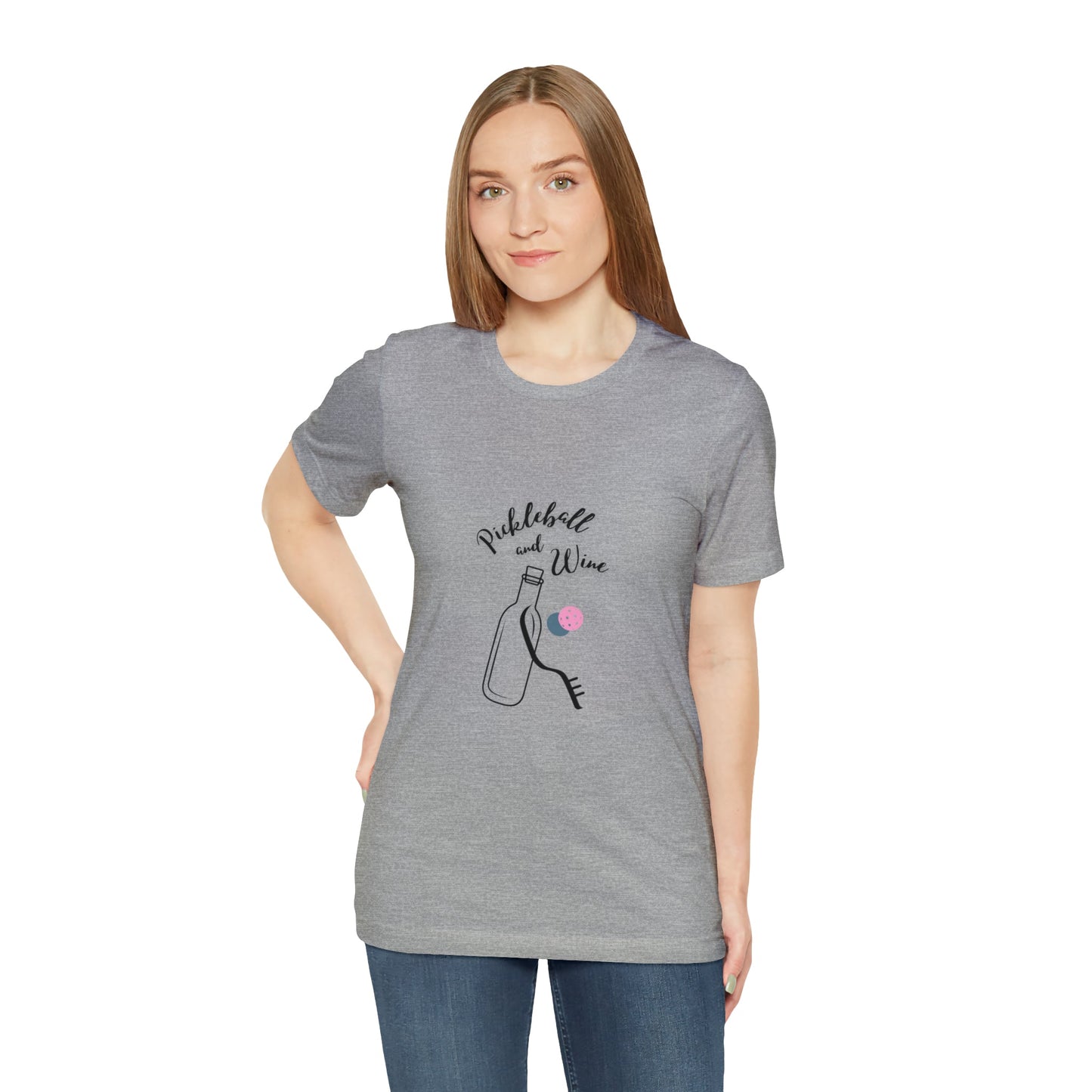 'Pickleball and Wine' Women's T-Shirt