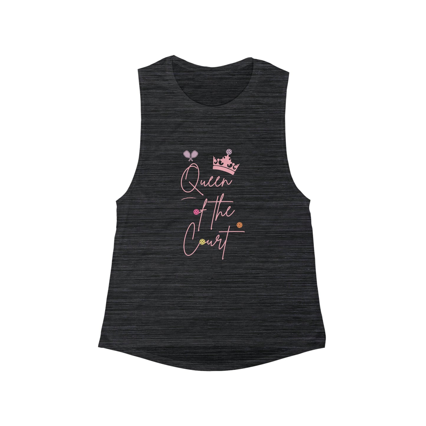 'Queen of the Court' Women's Flowy Pickleball Tank