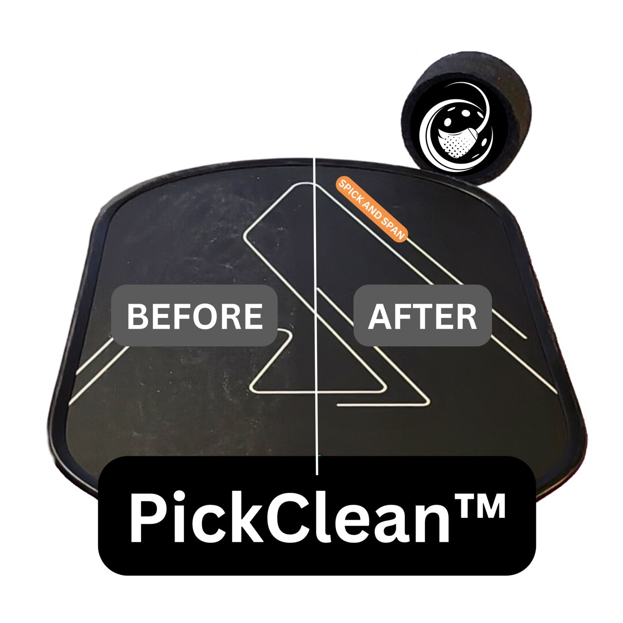PickClean Pickleball Paddle Cleaning Preparation
