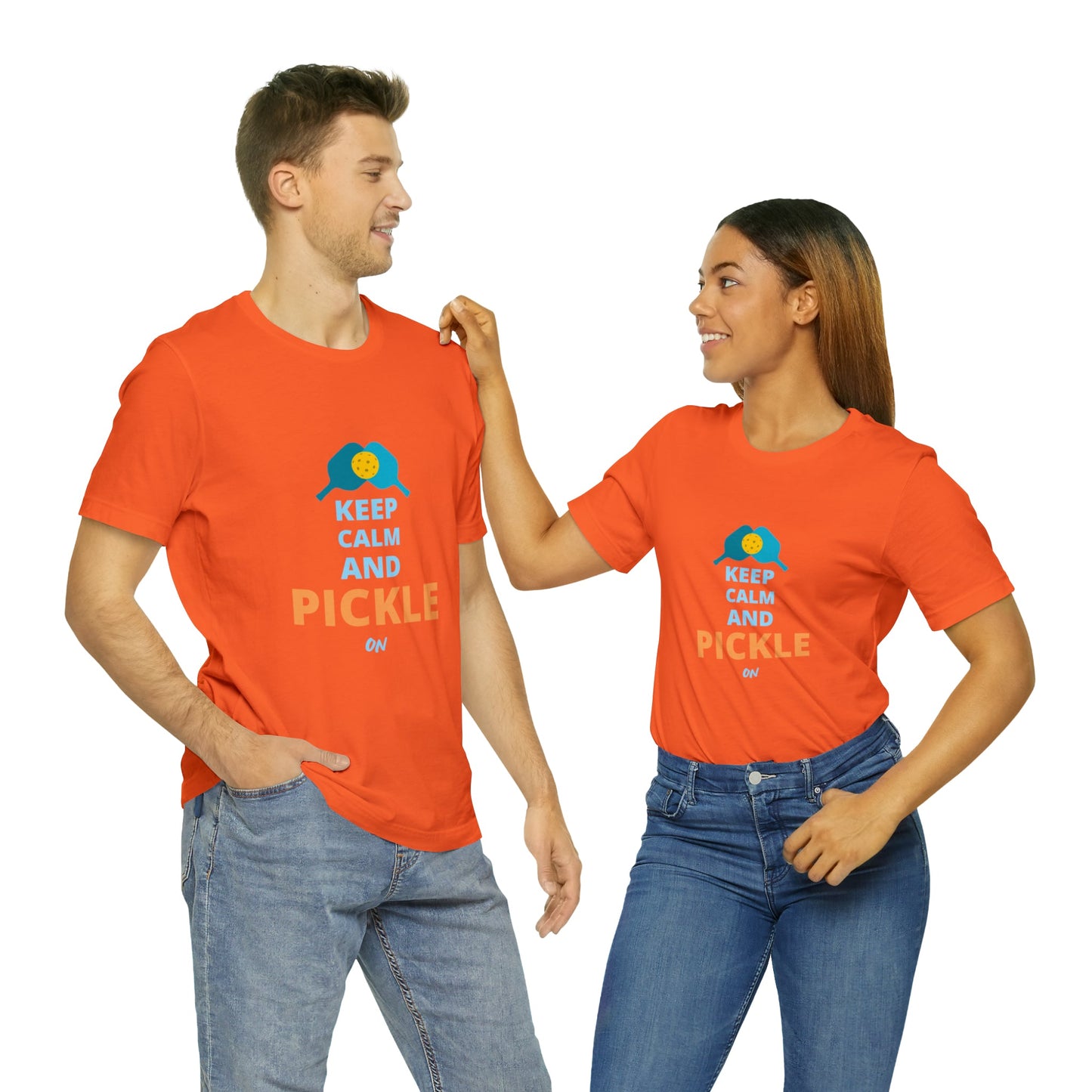 'Keep Calm and Pickle On' Pickleball T-Shirt