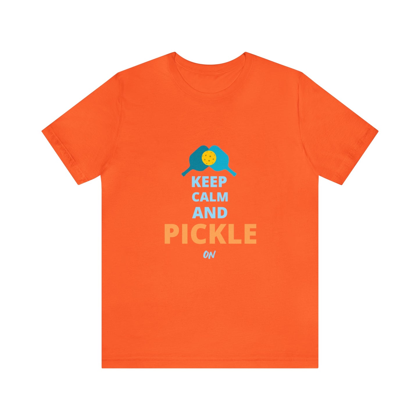 'Keep Calm and Pickle On' Pickleball T-Shirt